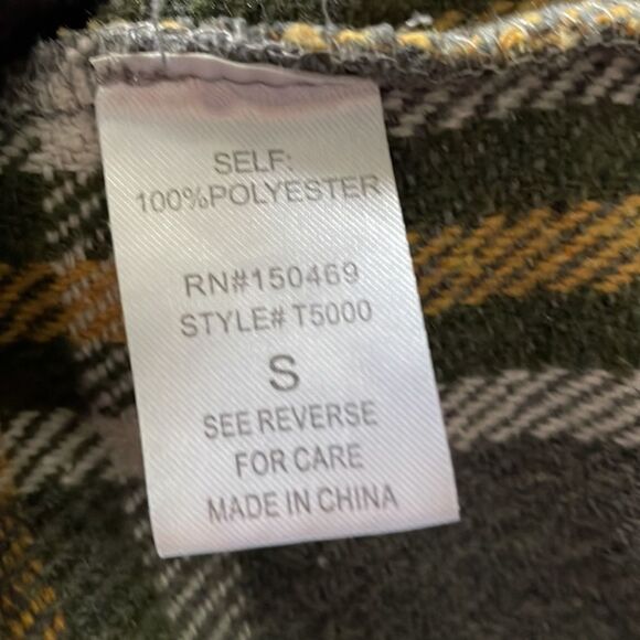 Doo B Doo B Plaid Shacket Shirt Jacket Size Small - Picture 6 of 7